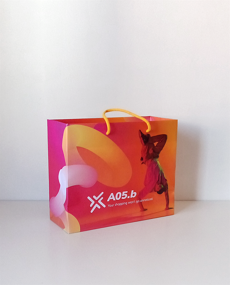 Sacos com Impressão Total Rebordo Reforçado Asa Cordão